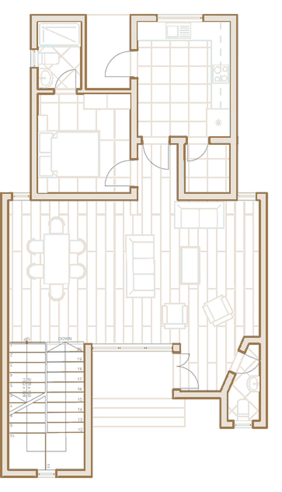 Ground floor drawing for Belleville Estate
